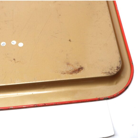 Vintage Coca-Cola Serving Trays Set of 2 Small Metal Coke Trays Retro 80s Promo - Picture 9 of 13